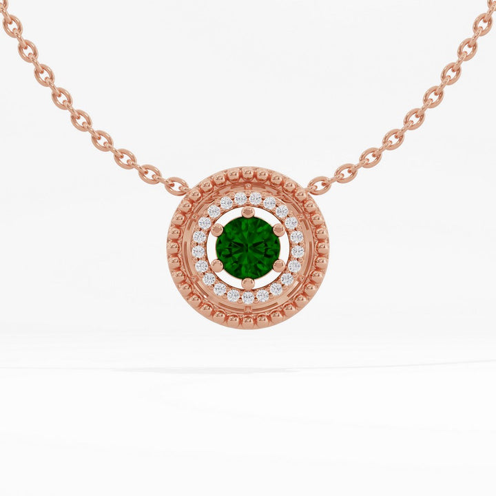 #metal_rose-gold-plated#stone-colour_emerald-green