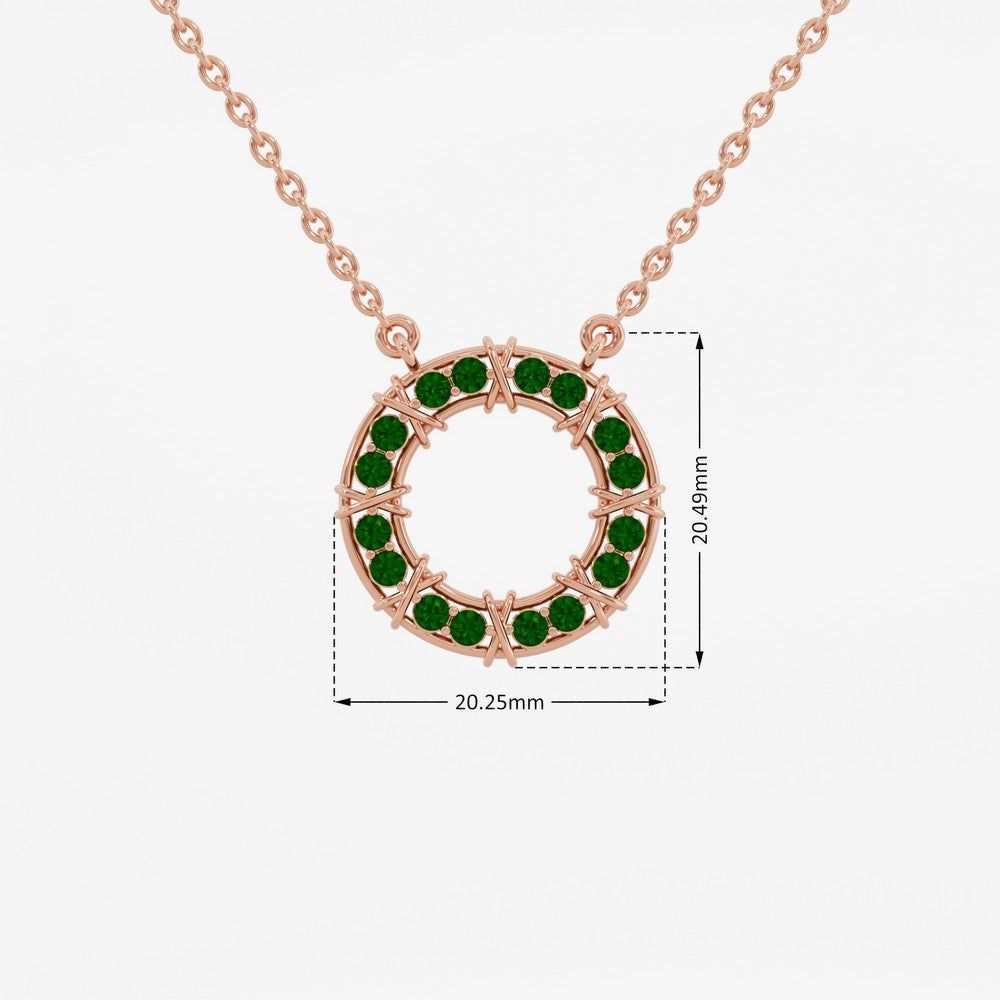 #metal_rose-gold-plated#stone-colour_emerald-green