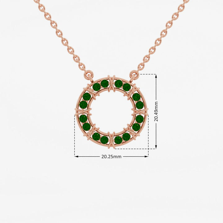 #metal_rose-gold-plated#stone-colour_emerald-green