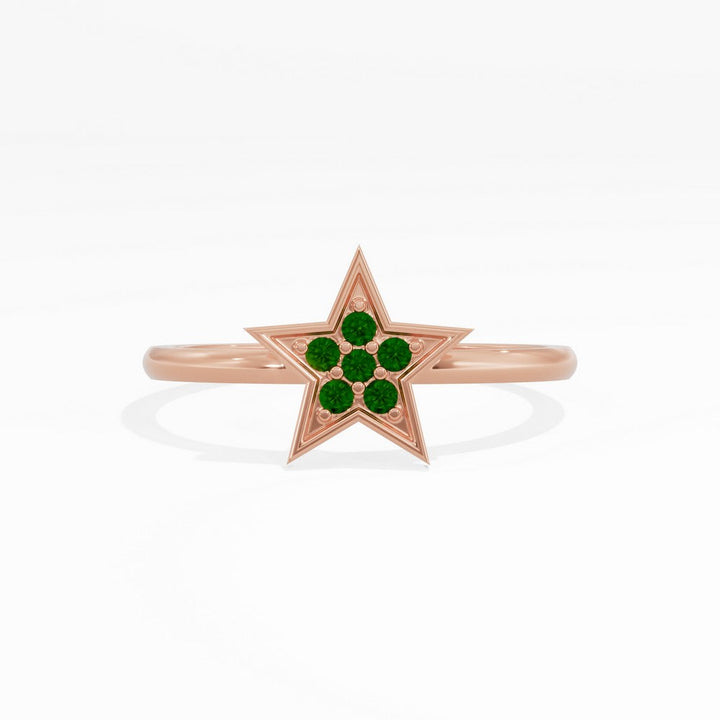 #metal_rose-gold-plated#stone-colour_emerald-green