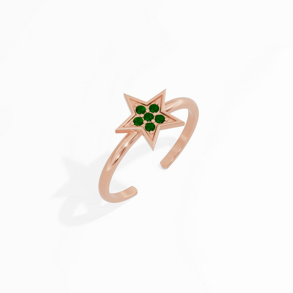 #metal_rose-gold-plated#stone-colour_emerald-green