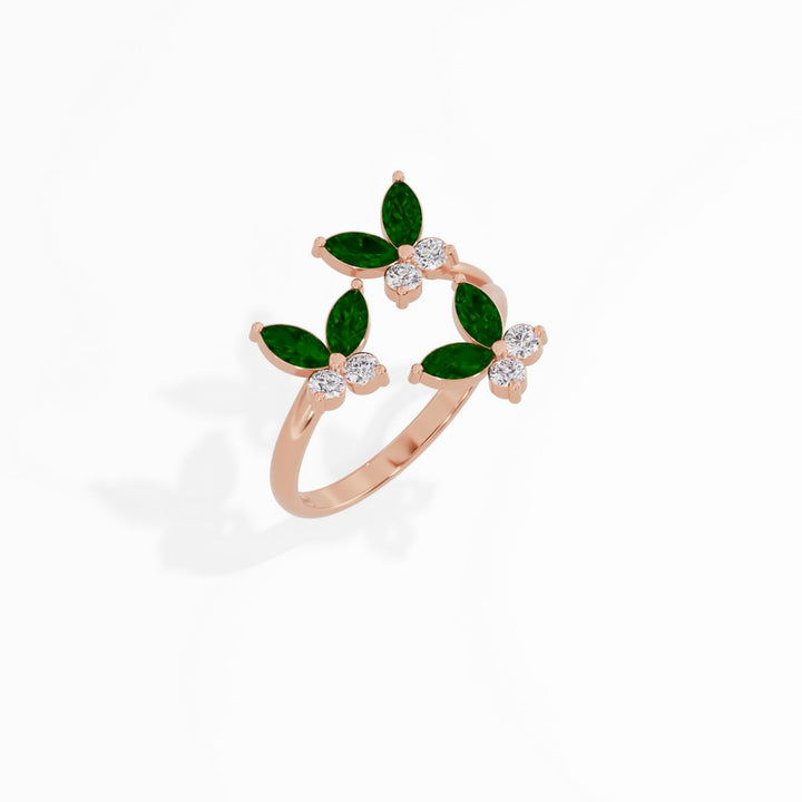 #metal_rose-gold-plated#stone-colour_emerald-green