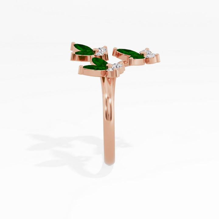 #metal_rose-gold-plated#stone-colour_emerald-green