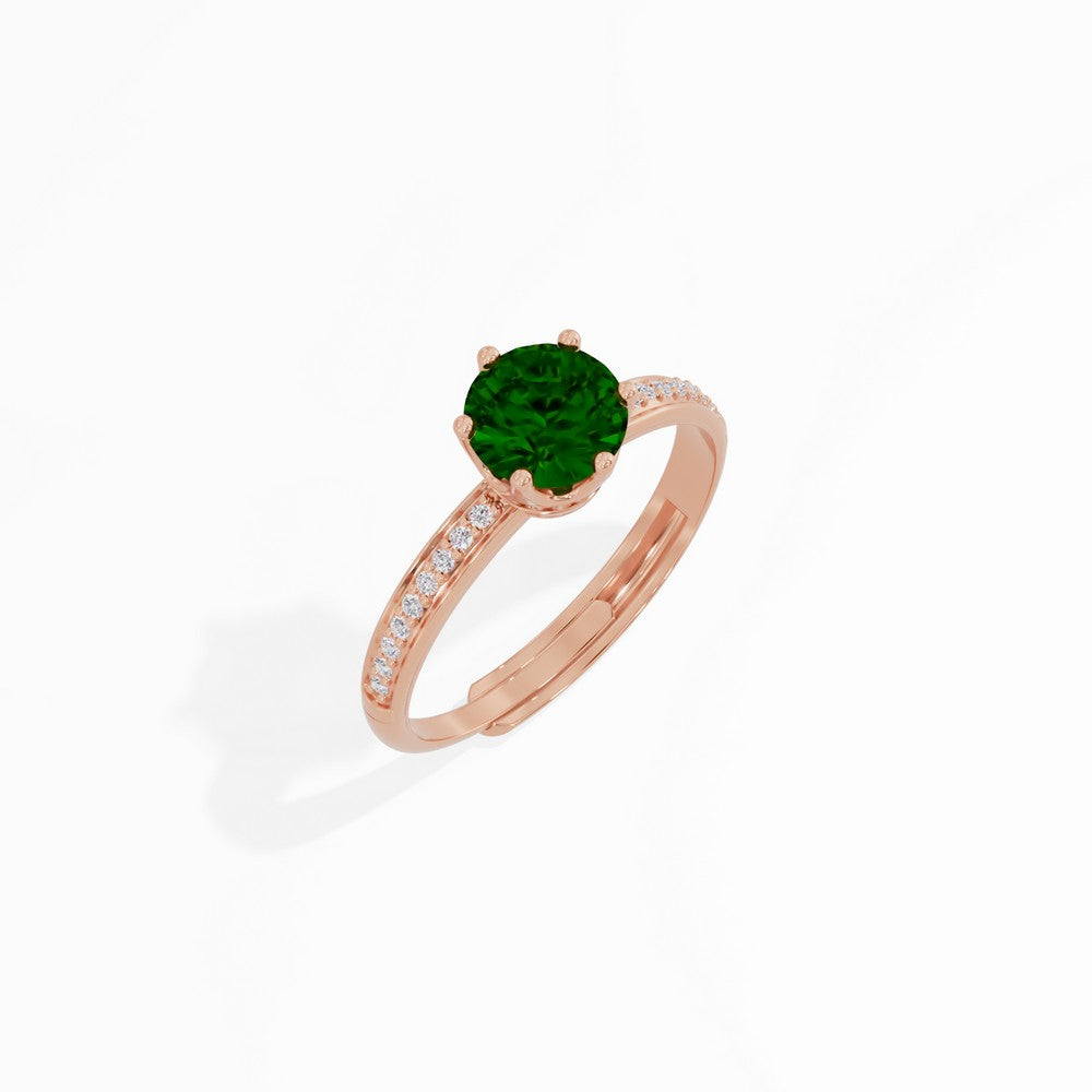 #metal_rose-gold-plated#stone-colour_emerald-green