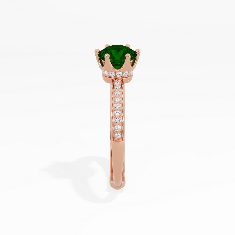 #metal_rose-gold-plated#stone-colour_emerald-green