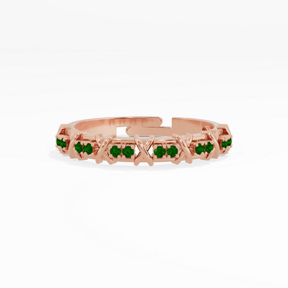 #metal_rose-gold-plated#stone-colour_emerald-green