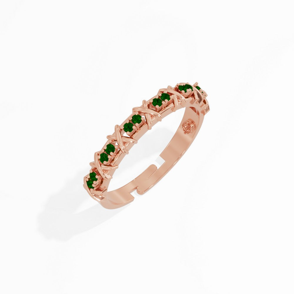 #metal_rose-gold-plated#stone-colour_emerald-green