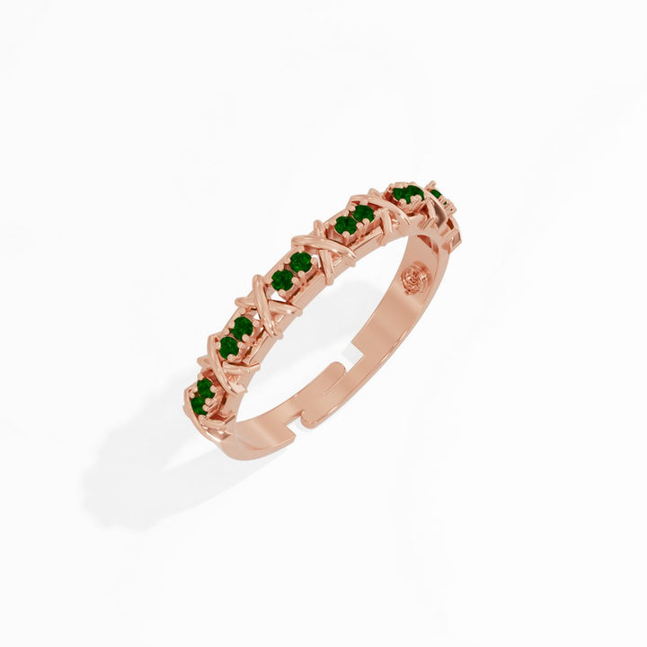 #metal_rose-gold-plated#stone-colour_emerald-green