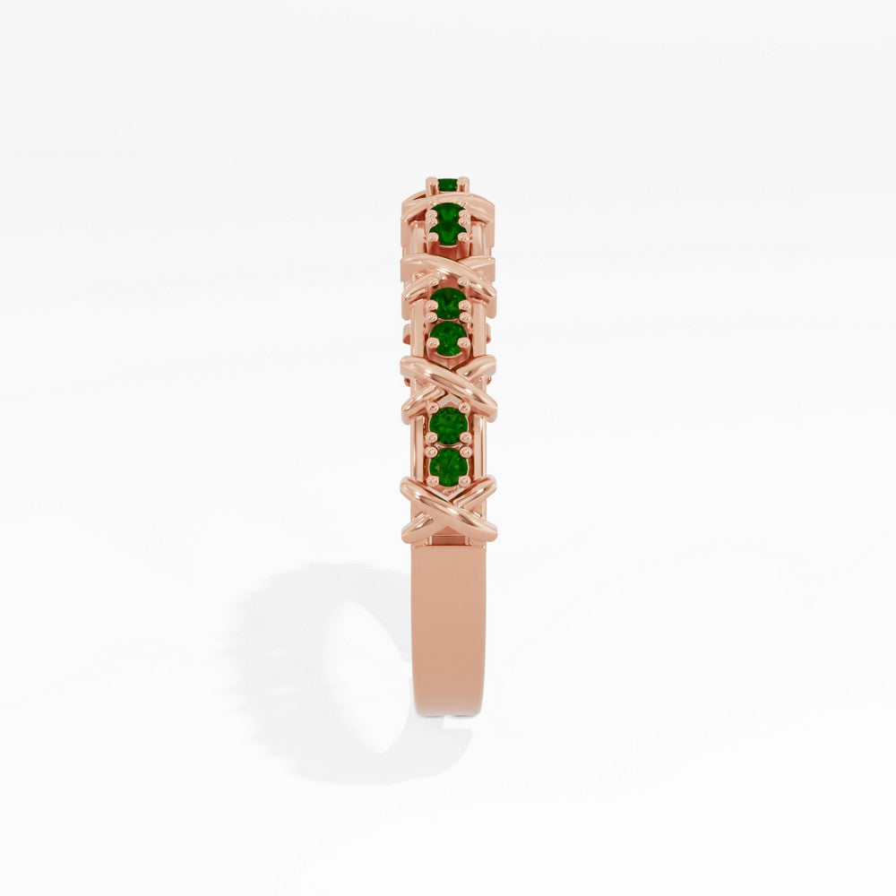 #metal_rose-gold-plated#stone-colour_emerald-green