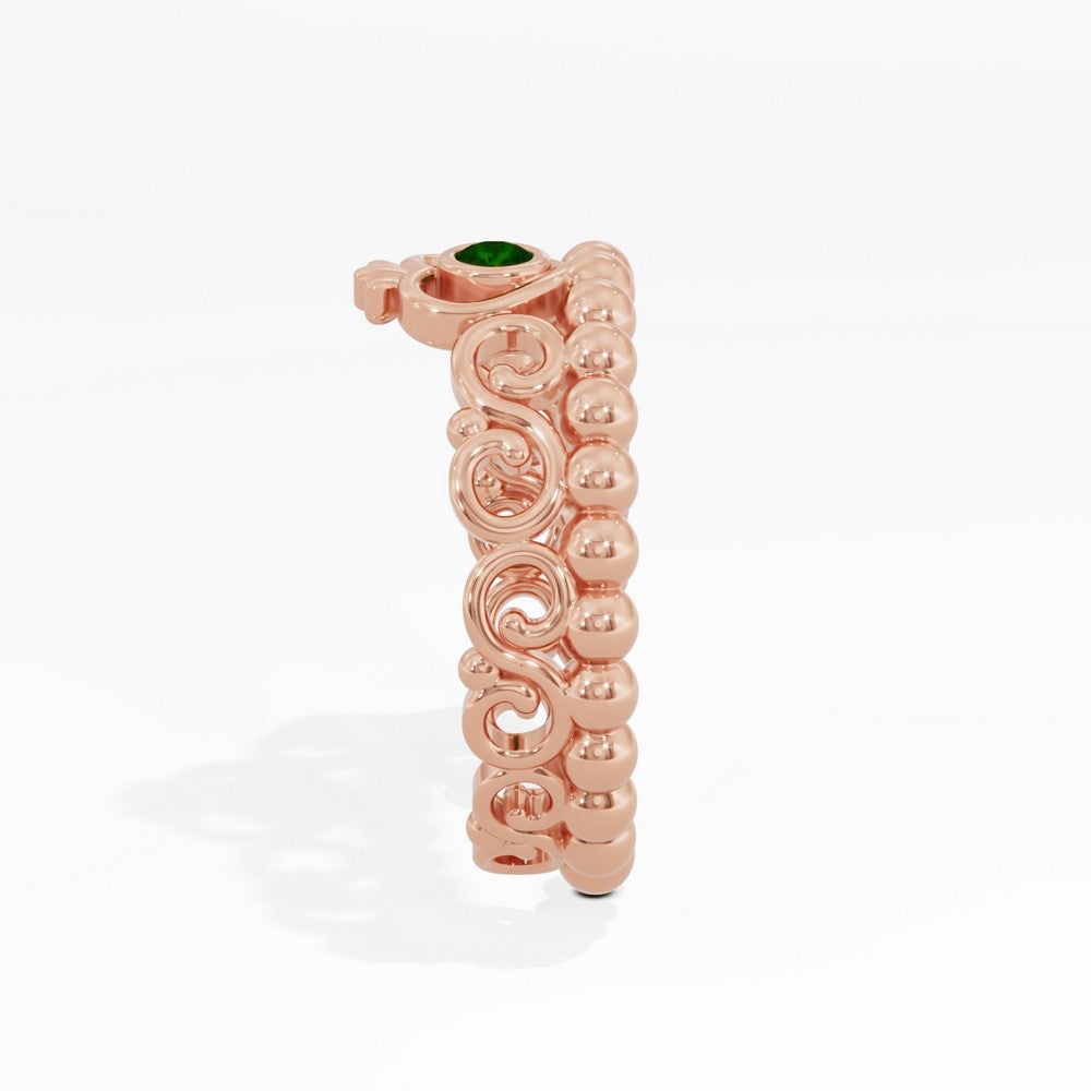 #metal_rose-gold-plated#stone-colour_emerald-green