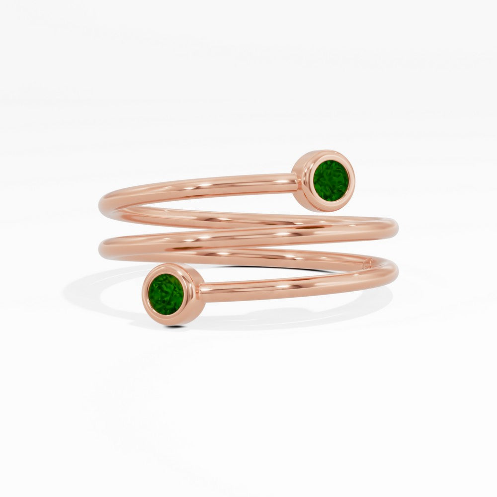 #metal_rose-gold-plated#stone-colour_emerald-green