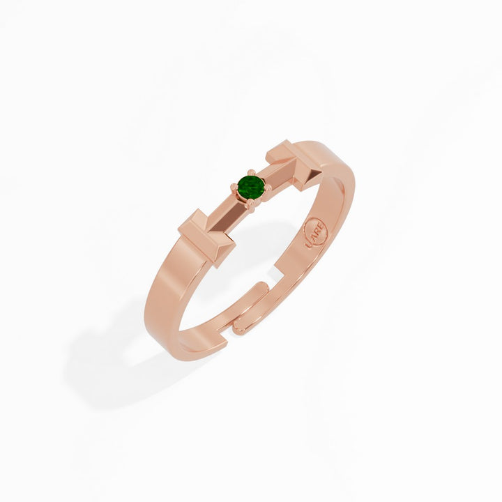 #metal_rose-gold-plated#stone-colour_emerald-green