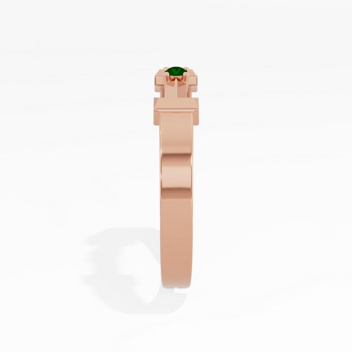 #metal_rose-gold-plated#stone-colour_emerald-green